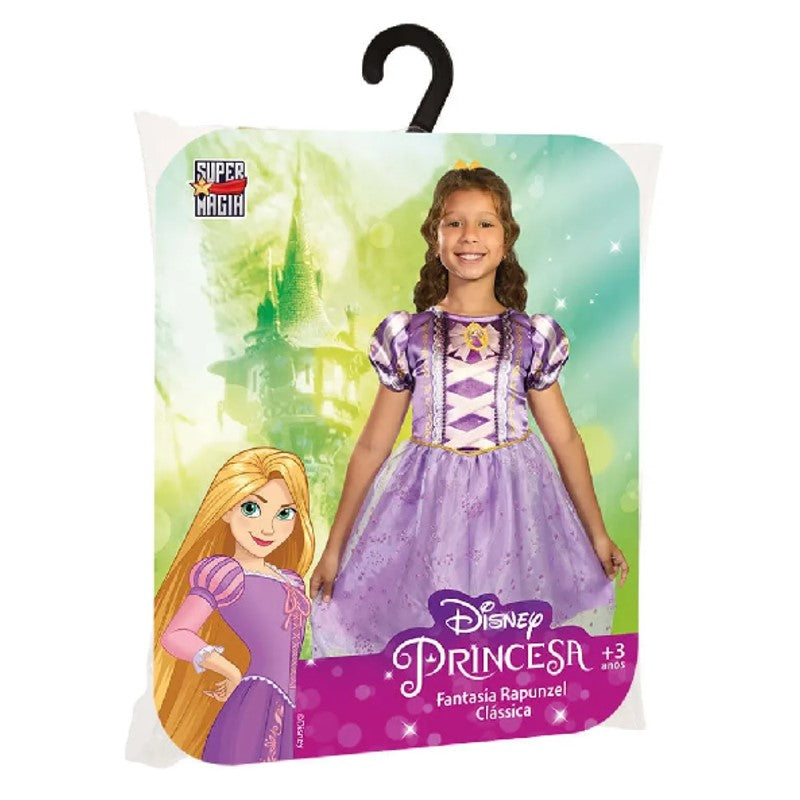 Fantasia Rapunzel Classica Tamanho P - Nova Brink