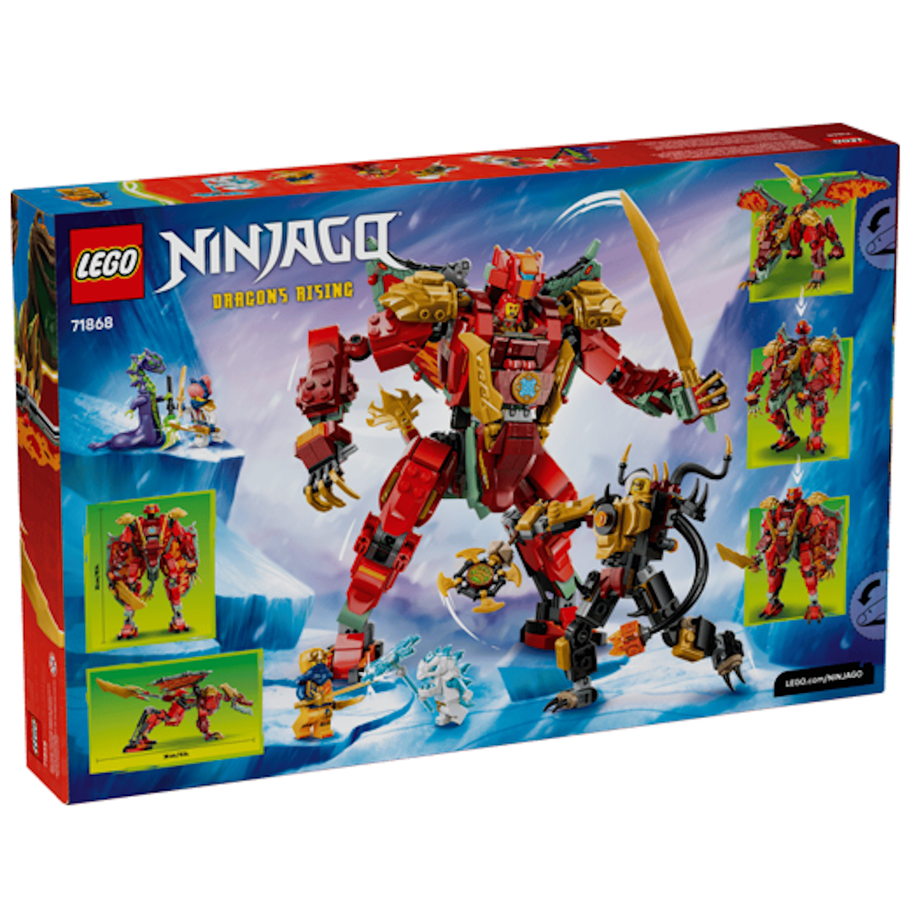 Lego Ninjago Robô Dragão Transformável da Wyldfyre - 71868