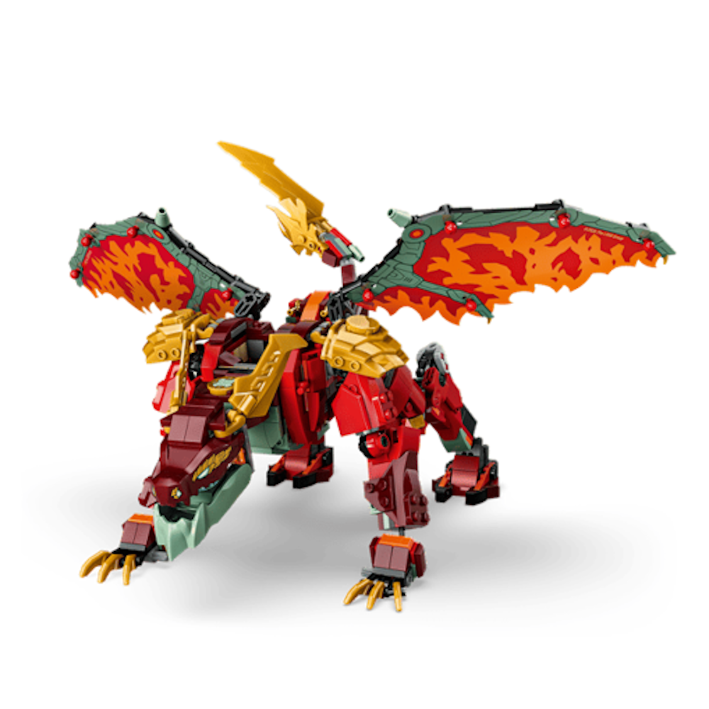 Lego Ninjago Robô Dragão Transformável da Wyldfyre - 71868