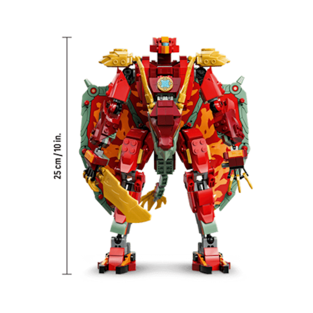 Lego Ninjago Robô Dragão Transformável da Wyldfyre - 71868