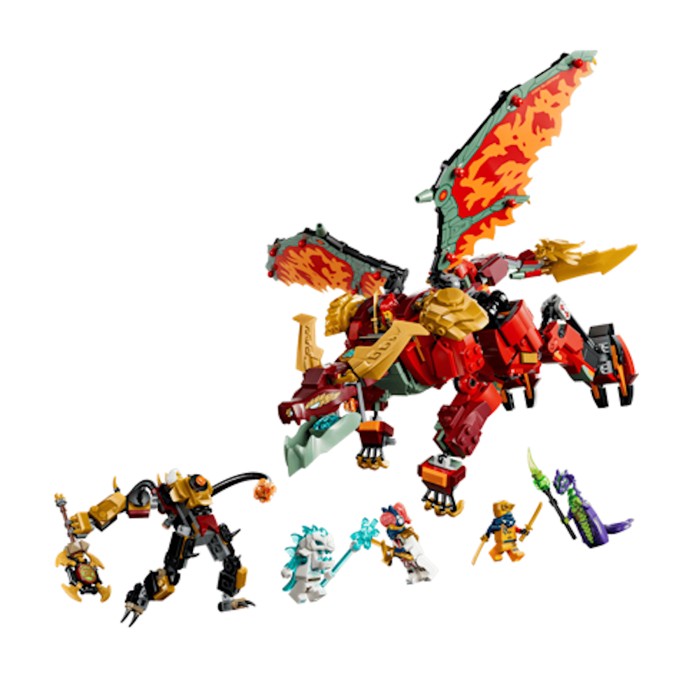 Lego Ninjago Robô Dragão Transformável da Wyldfyre - 71868
