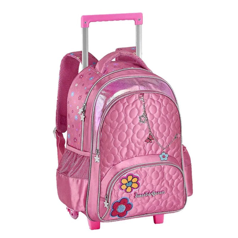 Mochila de Rodinhas Princesas Sweet Queen - Clio