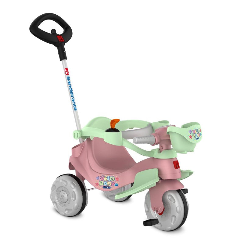 Velobaby Joy Passeio e Pedal rosa - Bandeirantes