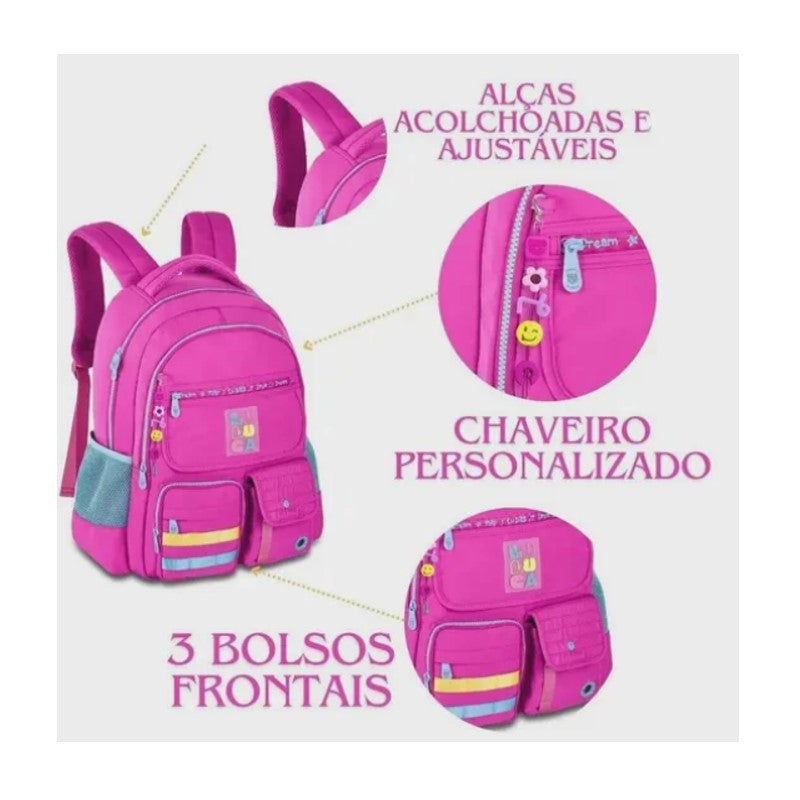 Mochila de Costas Colorida Luluca - Clio LU24600