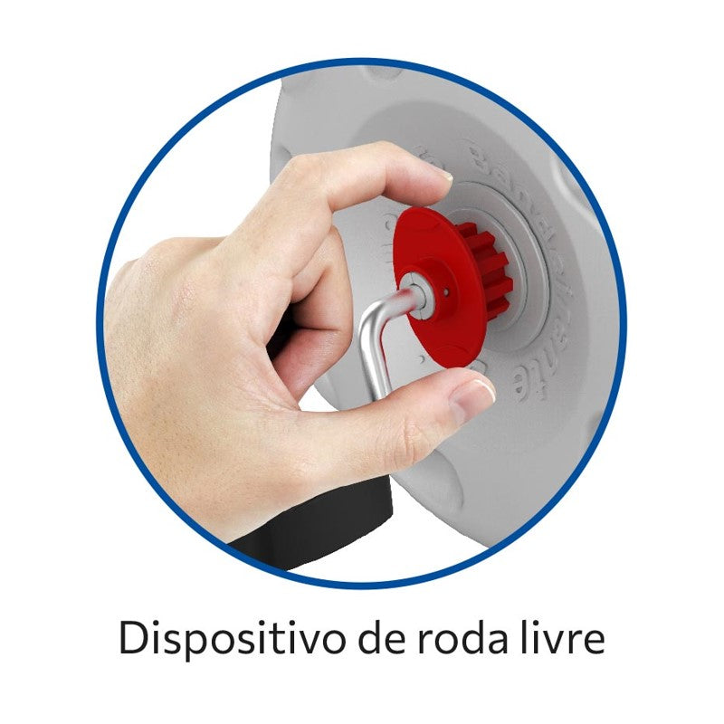 Velobaby Joy Passeio e Pedal rosa - Bandeirantes