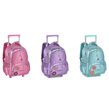 Mochila de Rodinhas Princesas Sweet Queen - Clio