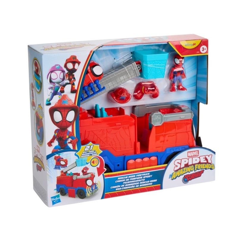 Homem Aranha e Seus Amigos Caminhão de Bombeiros - Hasbro