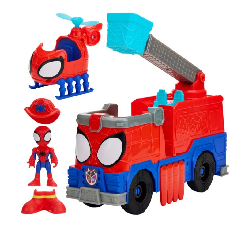 Homem Aranha e Seus Amigos Caminhão de Bombeiros - Hasbro