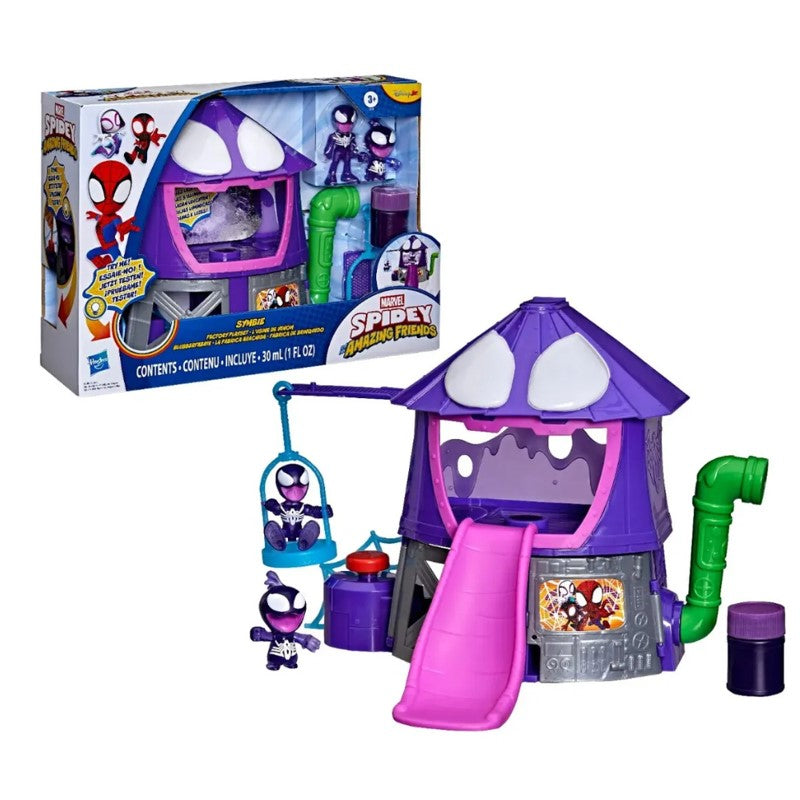 Homem Aranha e Seus Amigos Conjunto Fábrica de Simbiontes - Hasbro