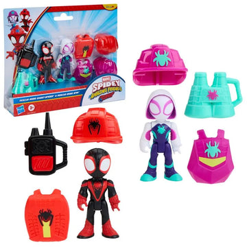 Marvel Spidey Conjunto Miles Morales e Aranha Fantasma - Hasbro
