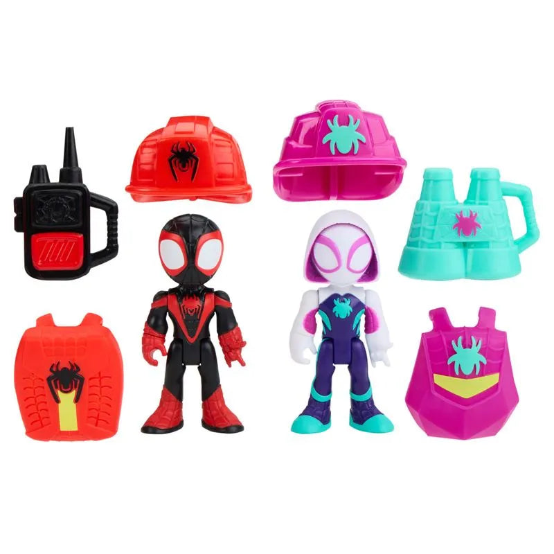 Marvel Spidey Conjunto Miles Morales e Aranha Fantasma - Hasbro