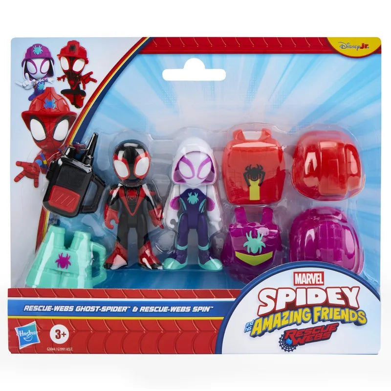 Marvel Spidey Conjunto Miles Morales e Aranha Fantasma - Hasbro