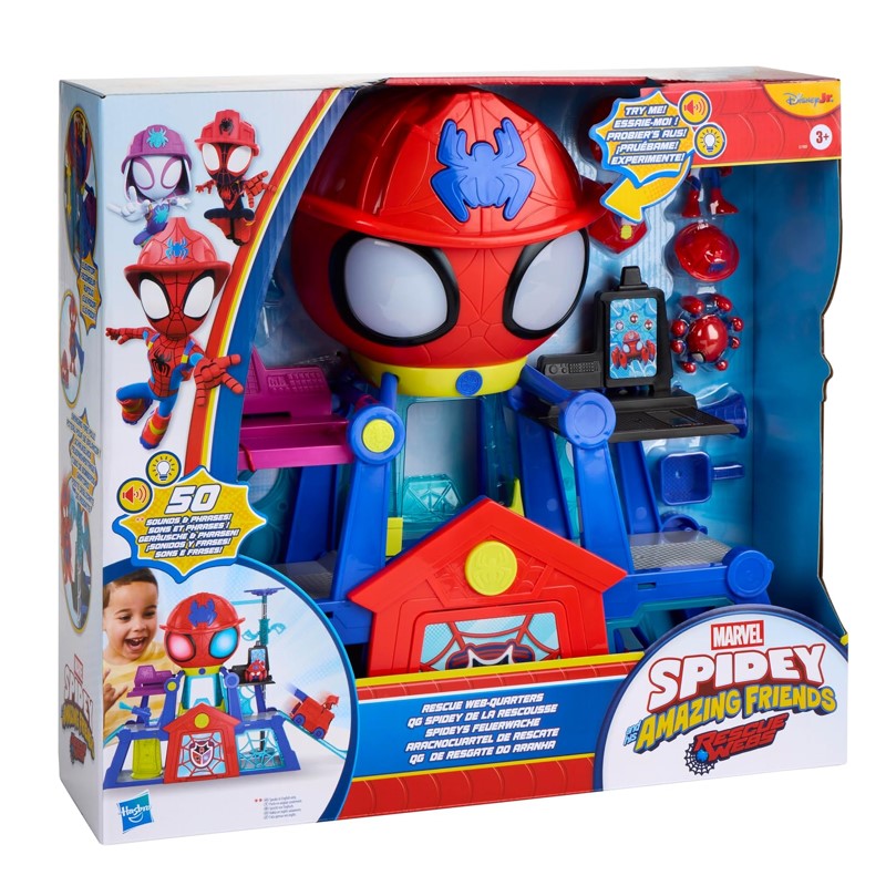 Base de Resgate do Homem Aranha com Luz e Som - Hasbro