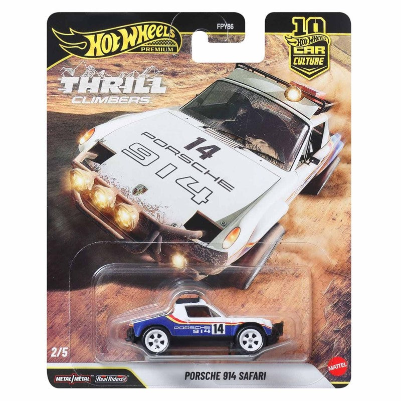 Hot Wheels Thrill Climbers Porsche 914 Safari - Mattel