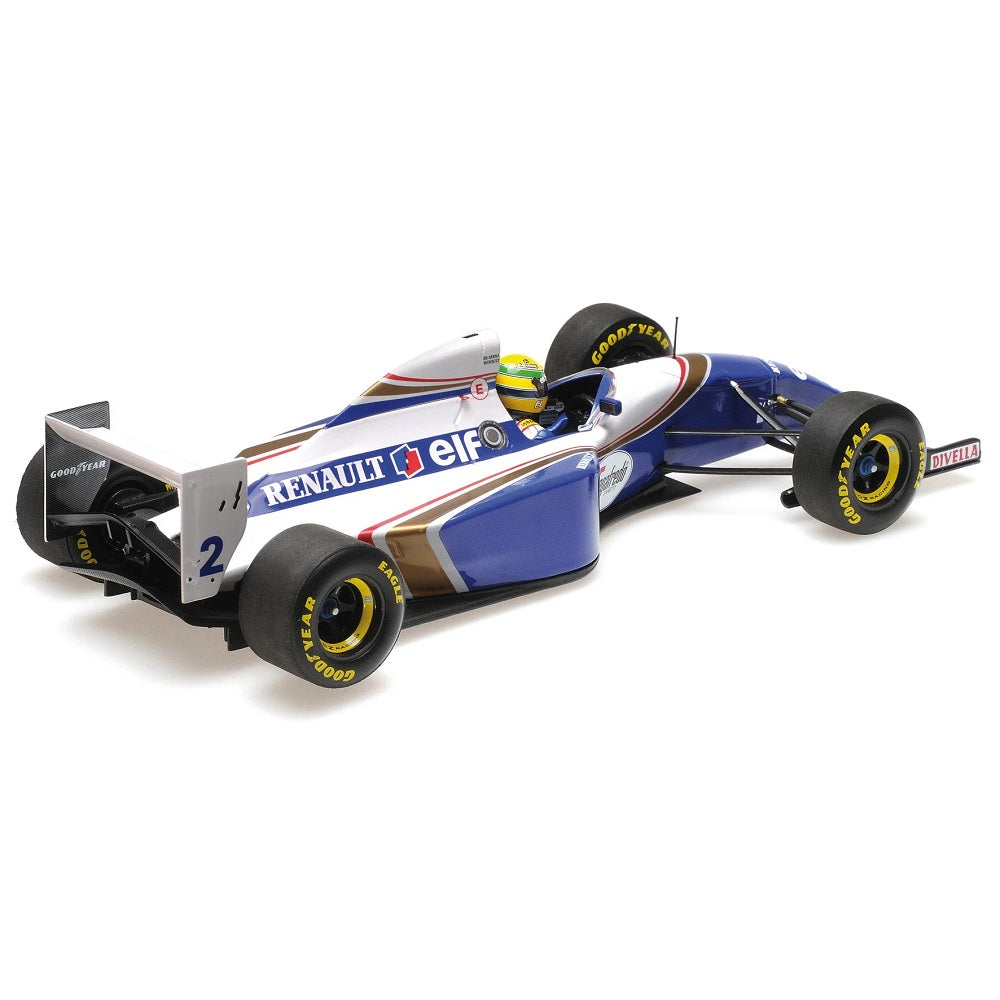 Miniatura 1/18 Williams FW16 Ayrton Senna GP 1994 San Marino - Bburago