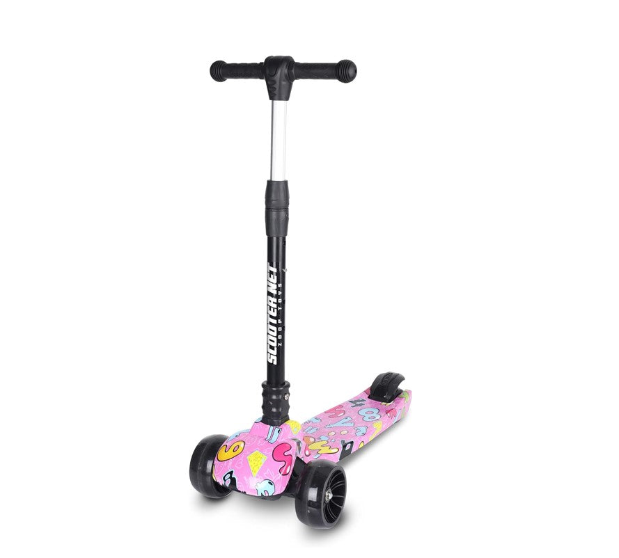 Patinete Scooter Net Grafite Menina - Zoop Toys