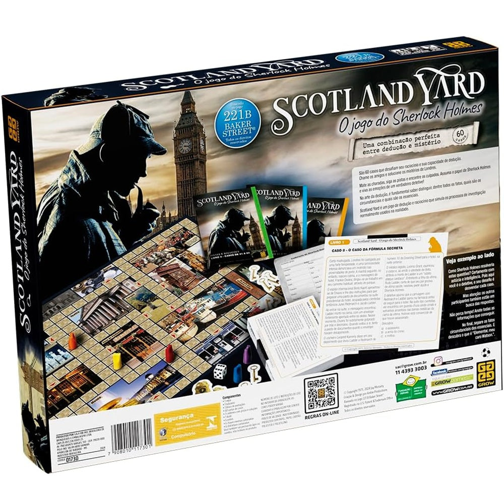 Jogo de Tabuleiro Scotland Yard - Grow