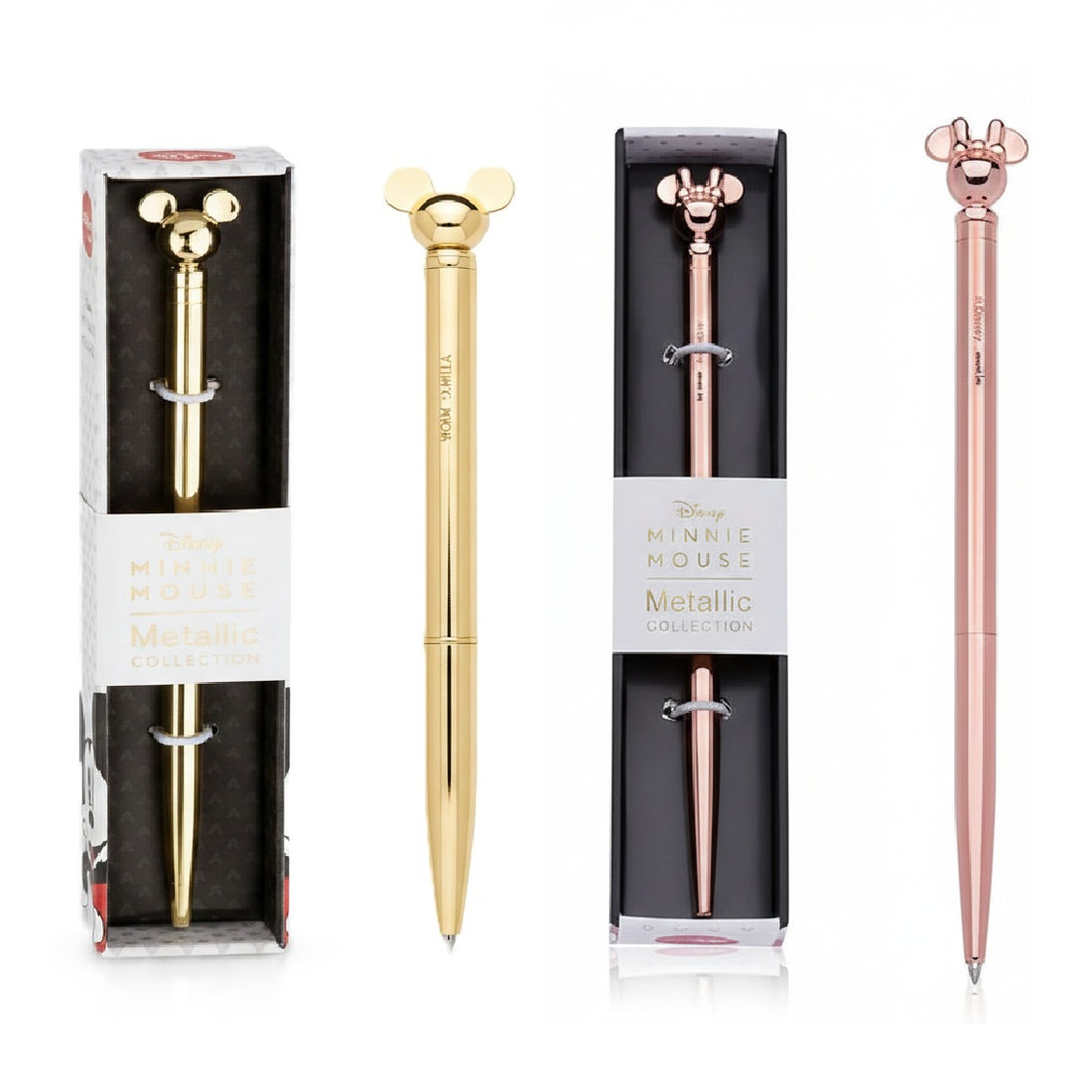 Kit Luxo Disney: 2 Canetas Metálicas Mickey e Minnie Molin