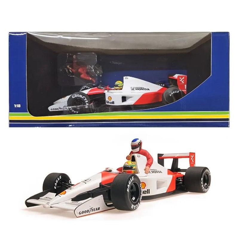 Miniatura F1 McLaren MP4/6 Ayrton Senna México GP 1991 1:18 – Minichamps