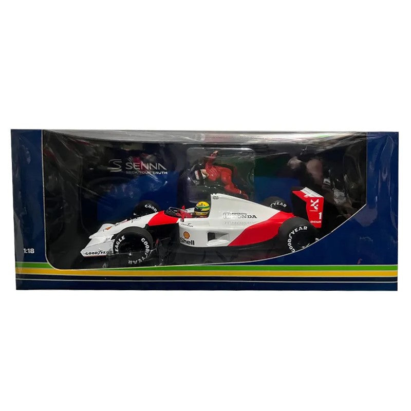 Miniatura F1 McLaren MP4/6 Ayrton Senna México GP 1991 1:18 – Minichamps