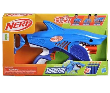 Lançador Nerf Wild Sharkfire Design Tubarão- Hasbro F8645