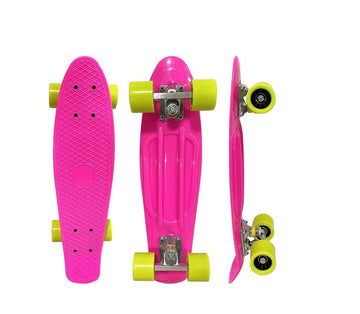 Skate Infantil Mini Cruiser Rosa - DM Toys