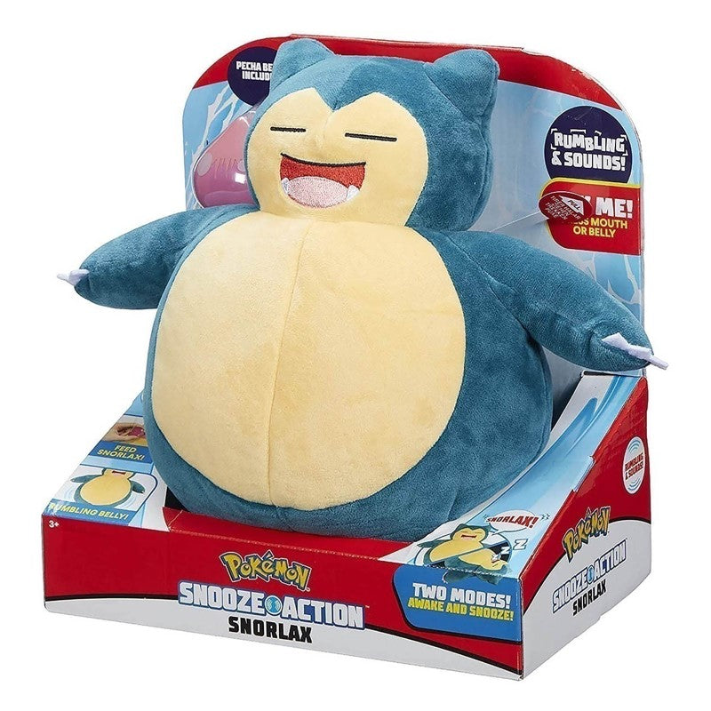 Pokemon Pelúcia de Luxo Snorlax de 30cm c/ som - Sunny