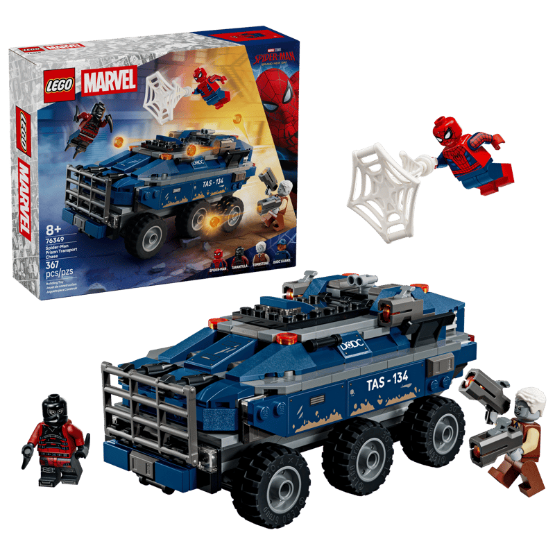 Lego Marvel Perseguição de Transporte Homem-Aranha - 76349