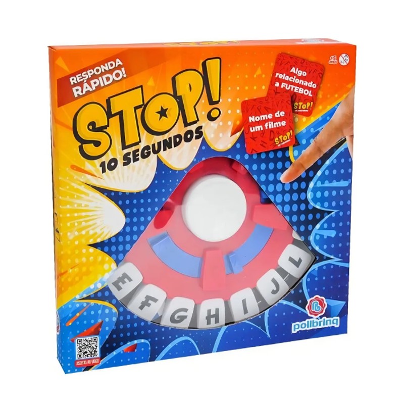 Jogo Recreativo Stop 10 Segundos - POLIBRINQ