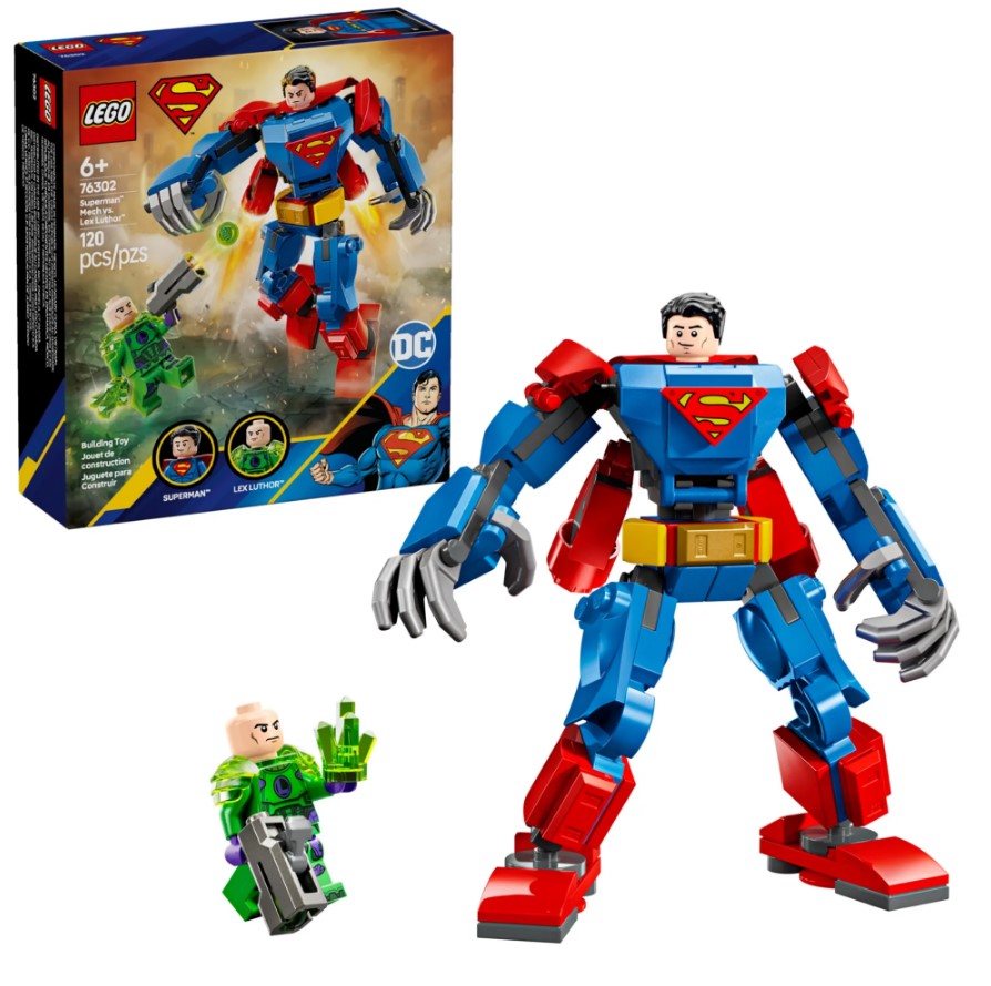 Lego DC Robô do Superman vs Lex Luthor 76302