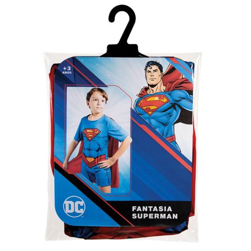 Fantasia Superman Tamanho M - Nova Brink