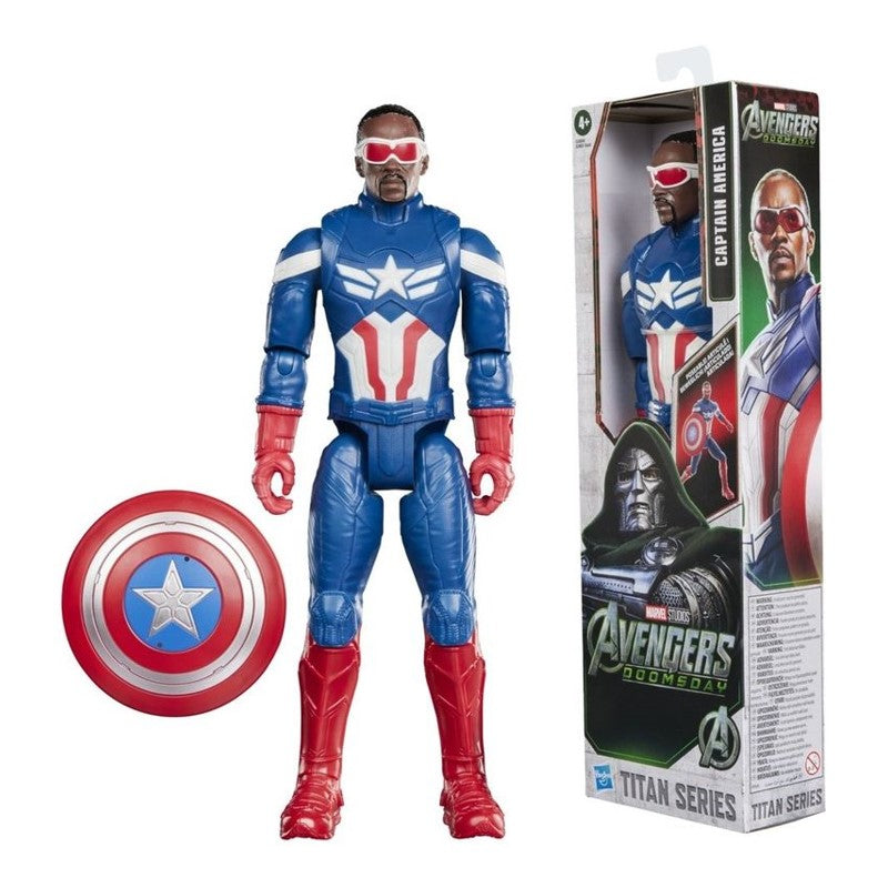 Boneco Avengers Doomsday Capitão América Titan Series - Hasbro