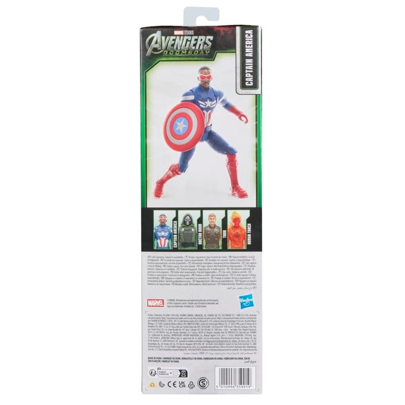 Boneco Avengers Doomsday Capitão América Titan Series - Hasbro
