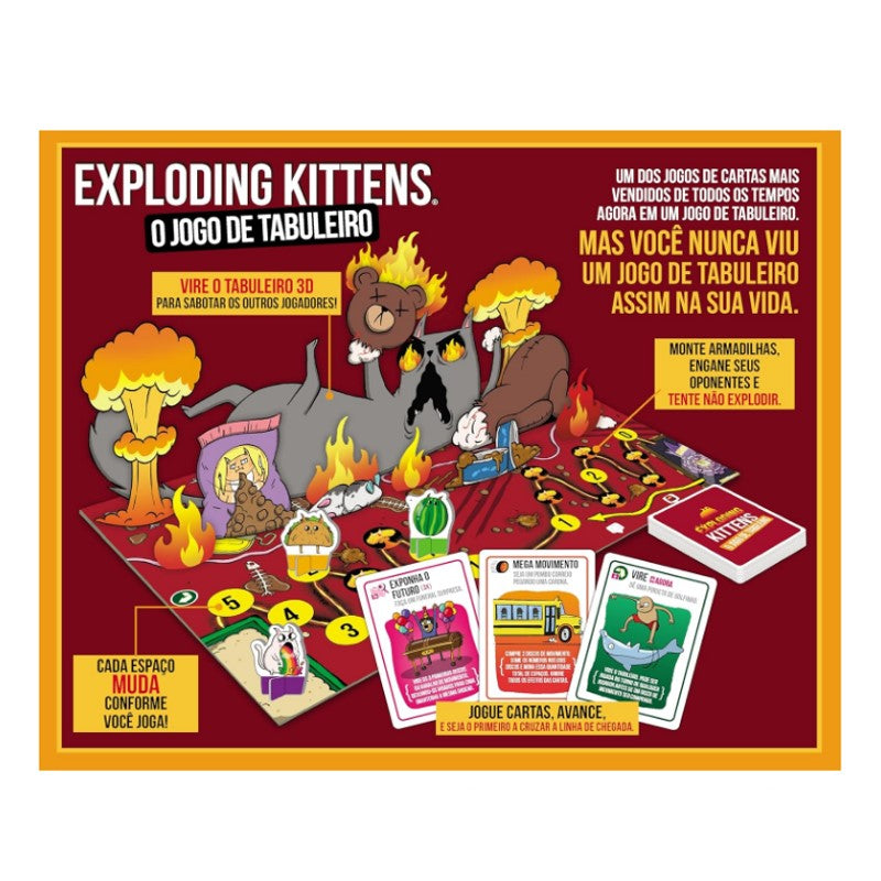 Jogo De Tabuleiro Exploding Kittens - Galápagos
