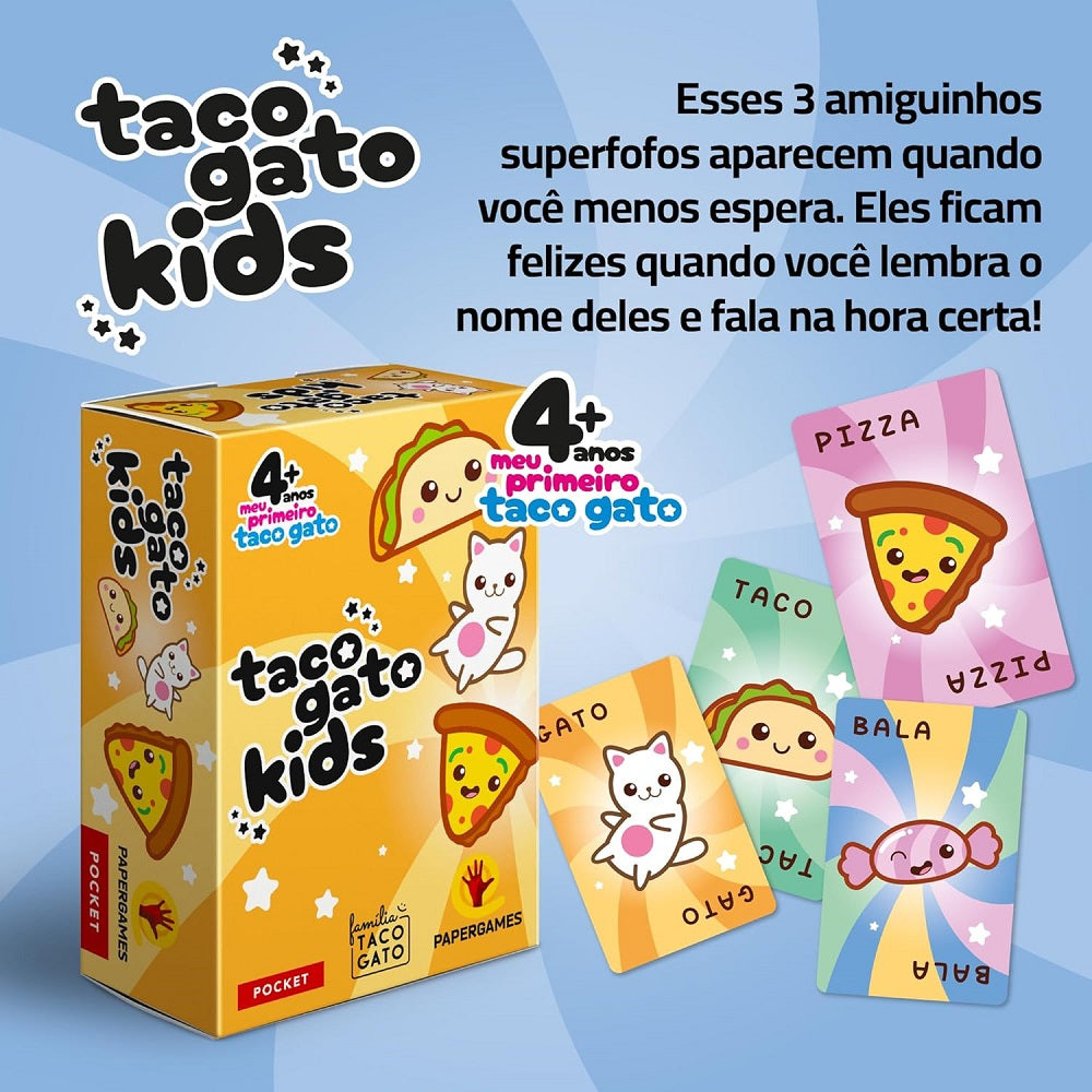 Jogo de Cartas Taco Gato Kids: Meu Primeiro Taco Gato
