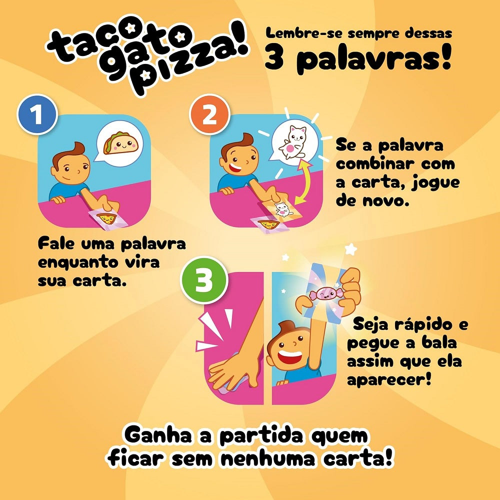 Jogo de Cartas Taco Gato Kids: Meu Primeiro Taco Gato