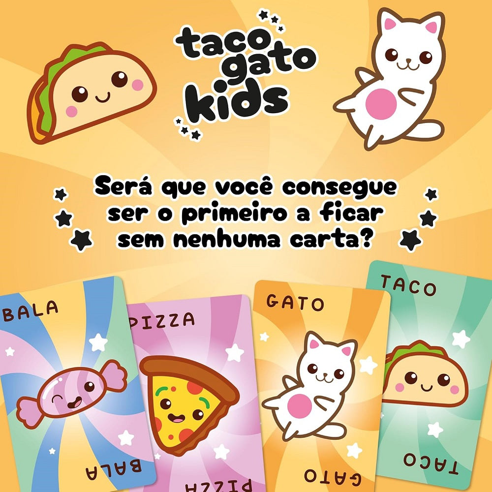 Jogo de Cartas Taco Gato Kids: Meu Primeiro Taco Gato