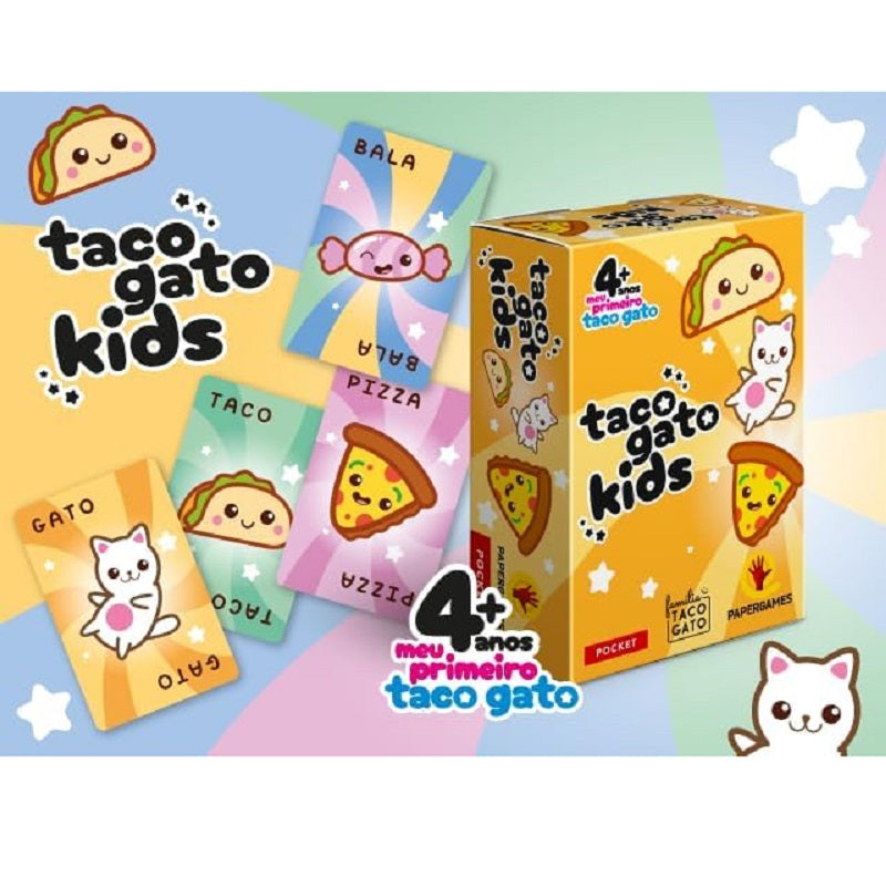 Jogo de Cartas Taco Gato Kids: Meu Primeiro Taco Gato