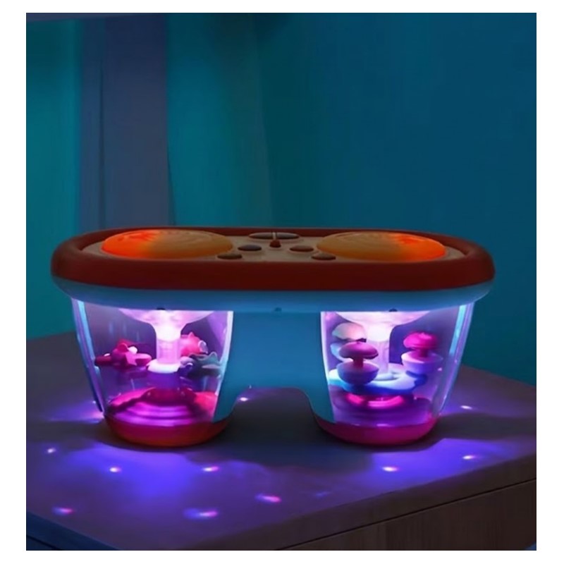 Brinquedo Tambor Musical c/ Luz e Som - Brink Center