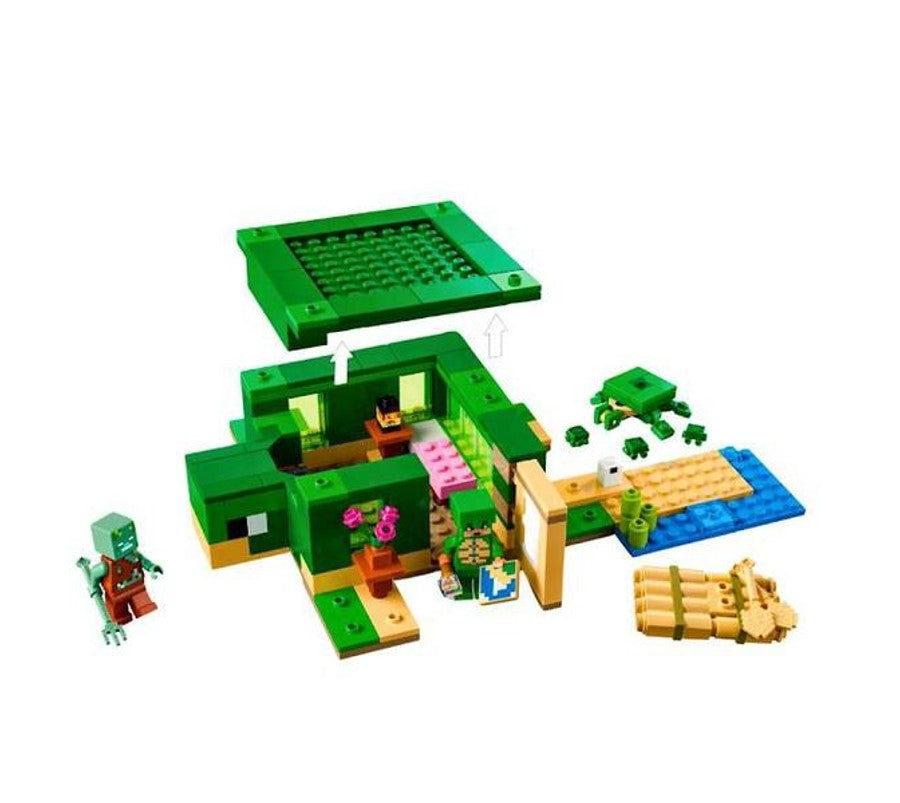 Lego Minecraft A Casa Tartaruga de Praia - 21254
