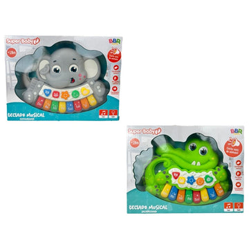 Teclado Musical Infantil c/ Luz e Som - BBR