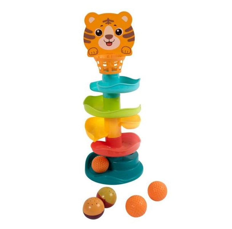 Torre Espiral De Bolinhas Tigre com Luz e Som - Zippy Toys