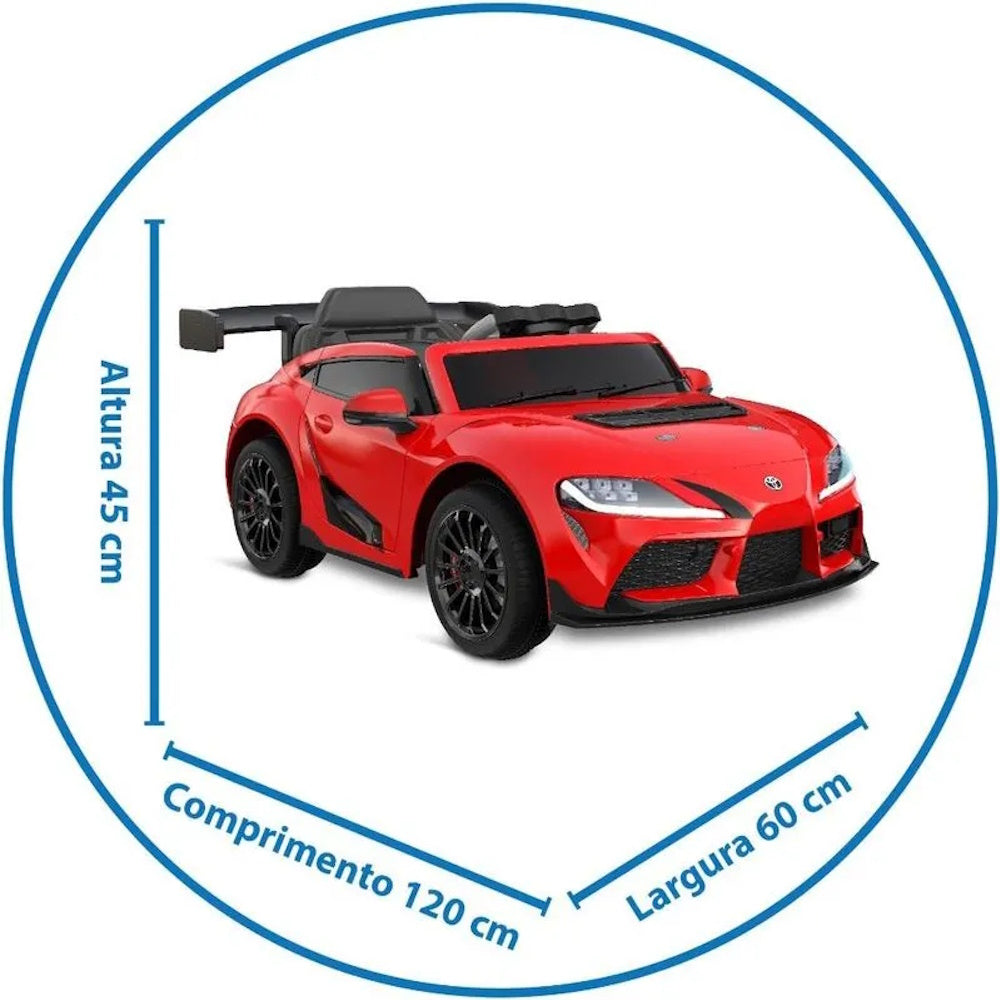 Mini Veículo Toyota Supra GT4 R/C Elétrico 12V - Bandeirante