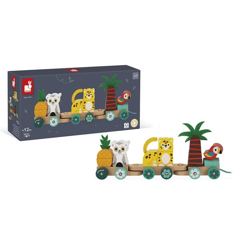 Trem Montável Para Passear Tropik - Janod