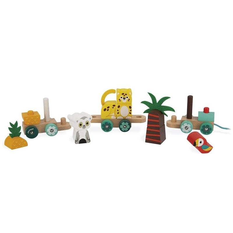 Trem Montável Para Passear Tropik - Janod