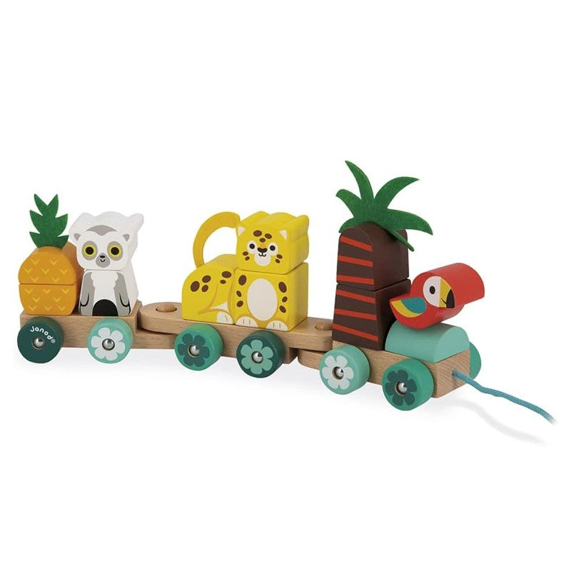 Trem Montável Para Passear Tropik - Janod