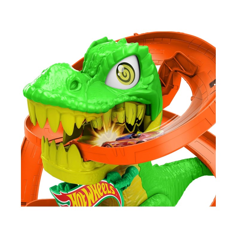 Pista Hot Wheels T-Rex Batalha Blaze - Mattel JBM73