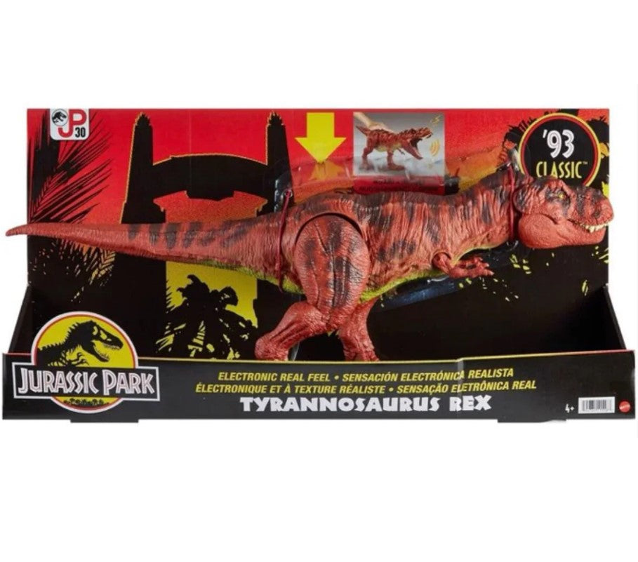 Jurassic Park T.Rex 93 Classic Eletrônico - Mattel