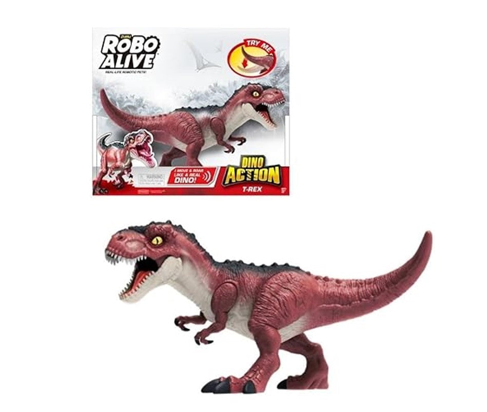 Brinquedo Robo Alive T-Rex Dino Action - Candide 1108