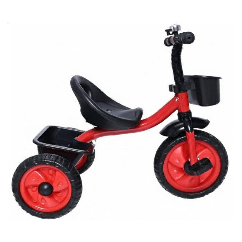 Triciclo Infantil Vermelho com Cestinha e Buzina - Shiny